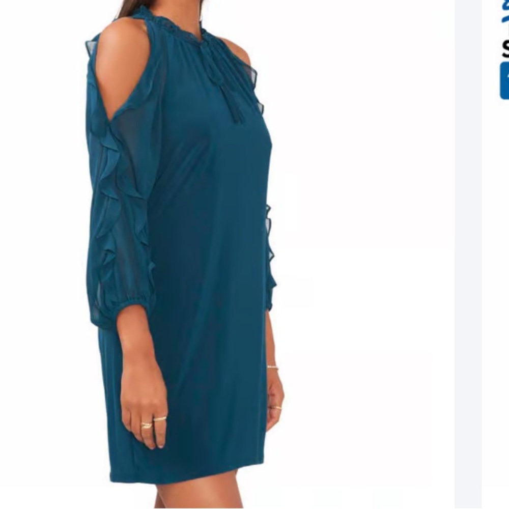 Elegant Teal Dress